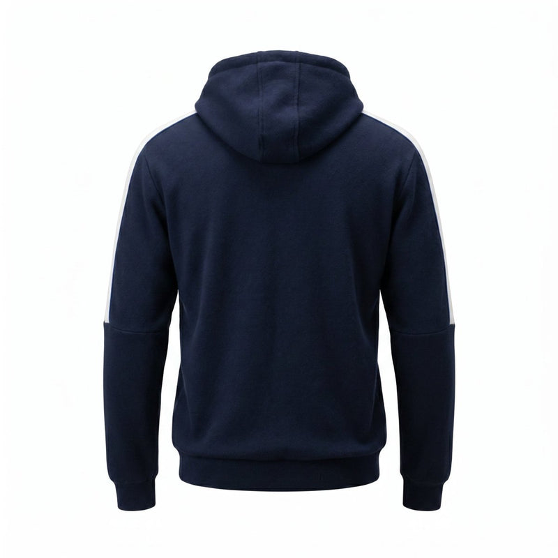 Men’s Navy Scotland Lion Rampant Zip Fleece Hoodie - Heritage Of Scotland - M