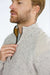 Men's Peregrine Foxton Zip Neck Made In England Oatmeal - Heritage Of Scotland - OATMEAL