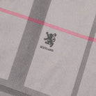 Mens Polo Premium Shirt Full Check Grey - Heritage Of Scotland - S