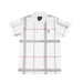 Mens Polo Shirt Full Check White - Heritage Of Scotland - WHITE