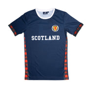 Mens Scotland Football Shirt - Heritage Of Scotland - NAVY/RED