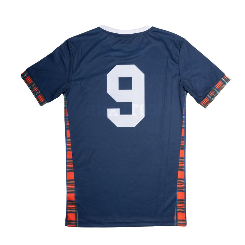 Mens Scotland Football Shirt - Heritage Of Scotland - NAVY/RED