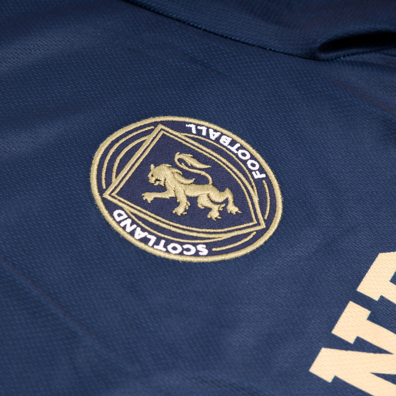 Mens Scotland Football Shirt Navy/White - Heritage Of Scotland - NAVY/WHITE
