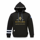 Men's Scotland Heritage & Excellence Hooded Sweatshirt Top - Black - Heritage Of Scotland - S