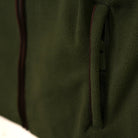 Men’s Scotland Highland Cow Gilet Green – Fleece Zip Vest with Embroidery - Heritage Of Scotland - L