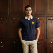 Men's Scotland Retro Football Shirt – Navy | 100% Cotton Heritage Jersey - Heritage Of Scotland - S