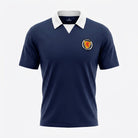 Men's Scotland Retro Football Shirt – Navy | 100% Cotton Heritage Jersey - Heritage Of Scotland - S
