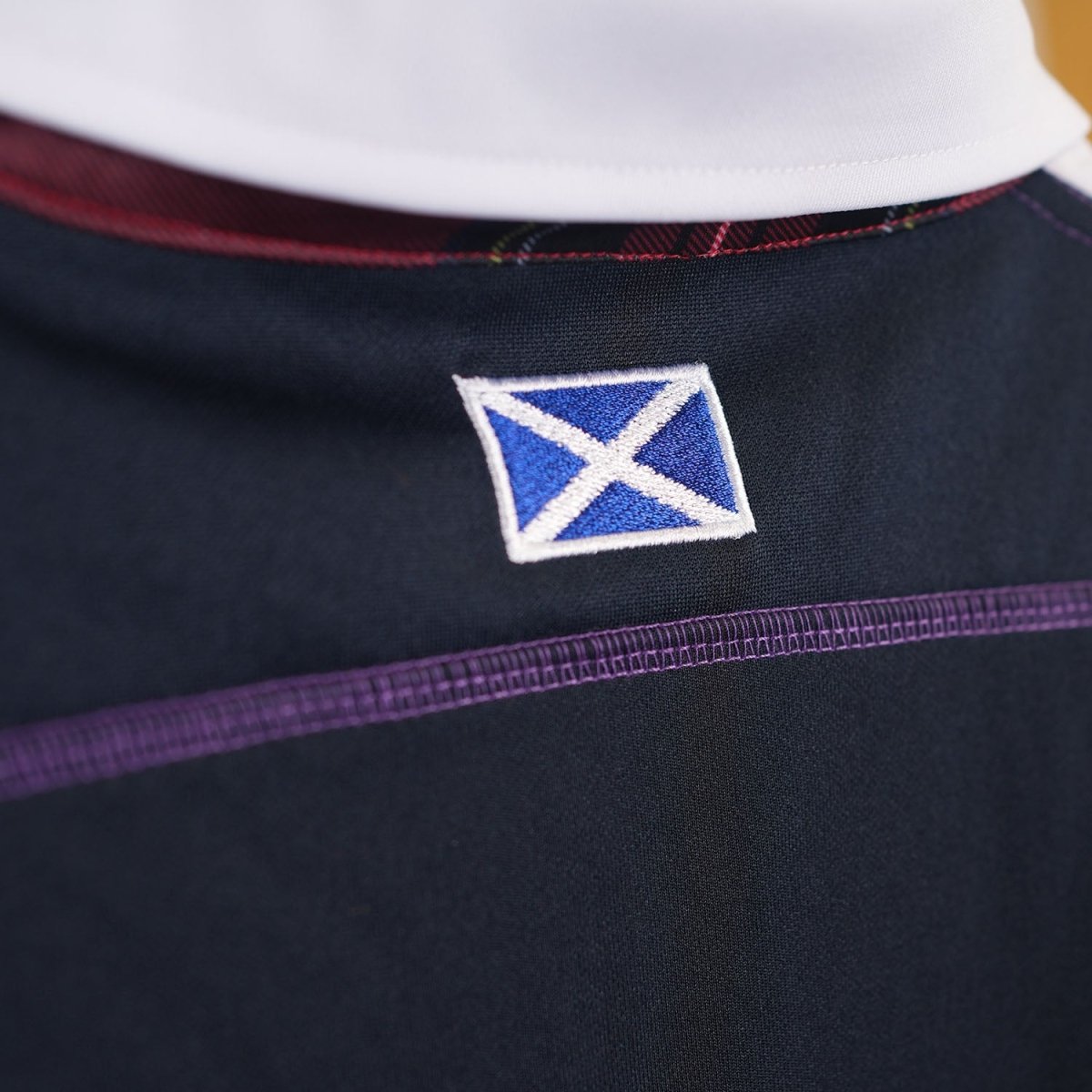 Mens Scotland Rugby Shirt Tartan - Heritage Of Scotland - XS
