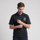 Mens Tartan Scotland Golf Polo Shirt - Black Watch - Heritage Of Scotland - BLACK WATCH / S