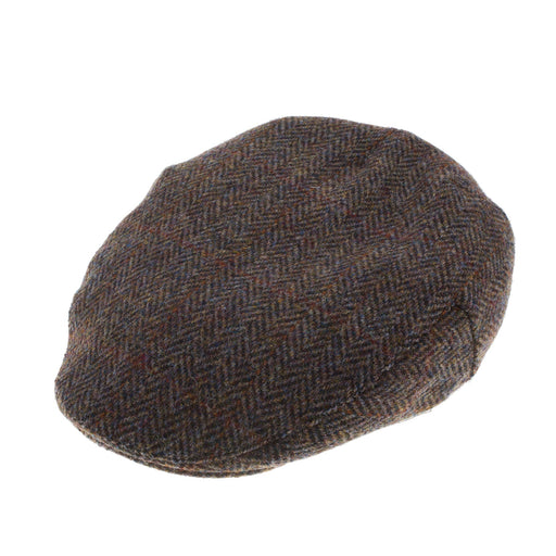 Men's Tweed Stornoway Y02 Flat Cap 2013 Brown Check - Heritage Of Scotland - 2013 BROWN CHECK