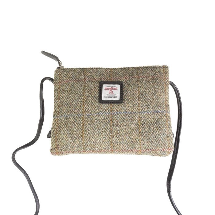 Mina Harris Cross Body Bag Brown Check - Heritage Of Scotland - BROWN CHECK