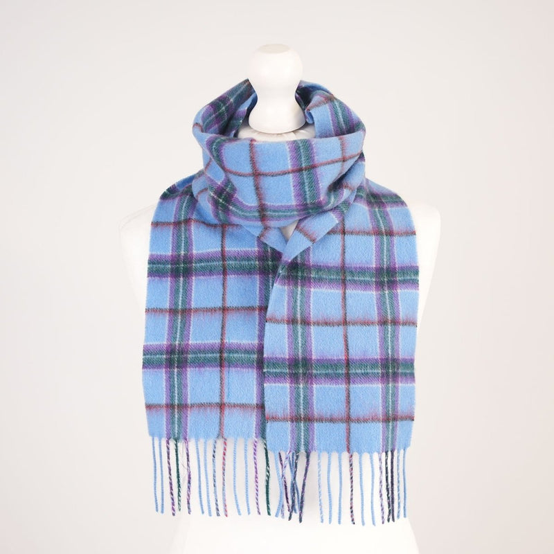 Mini Edinburgh Lambswool Scarf World Peace Tartan - Heritage Of Scotland -