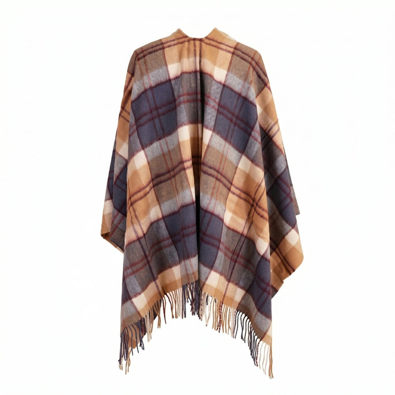Mini Me Children’s Cape Edinburgh Lambswool - Bannockbane Navy - Heritage Of Scotland - BANNOCKBANE NAVY