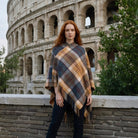 Mini Me Children’s Cape Edinburgh Lambswool - Bannockbane Navy - Heritage Of Scotland - BANNOCKBANE NAVY