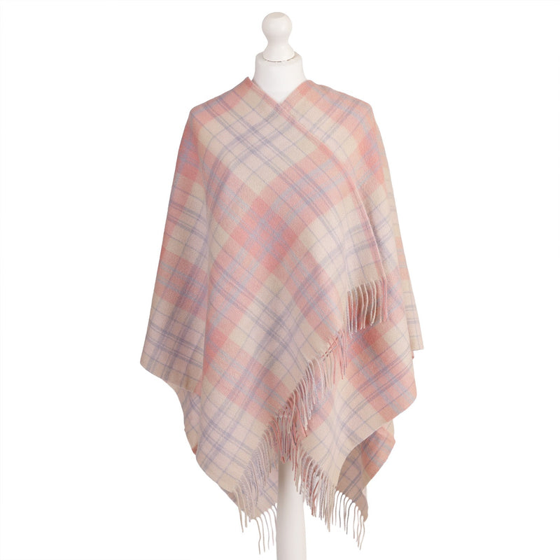 Mini Me Children’s Cape Edinburgh Lambswool - Macdonald White Mix - Heritage Of Scotland - MACDONALD WHITE MIX