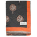 Mini Tree Super Soft Stole - Heritage Of Scotland - Mini tree soft stole lORANGE/GREY