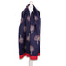 Mini Tree Super Soft Stole - Heritage Of Scotland - NAVY/RED