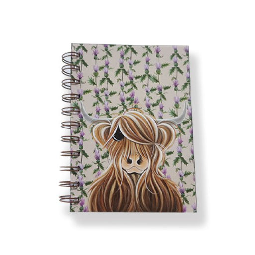 Miss Thistle A6 Notebook - Heritage Of Scotland - N/A
