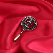 Montgomery Clan Badge, Kilt Pin, Lapel Pin, Cufflinks, Keyring/Key Fob & Gift Set — Fine Pewter by Art Pewter — Made in Scotland (Shiny Finish) - Heritage Of Scotland - Lapel Pin