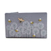 Moonflower Compact Bee Purse Grey - Heritage Of Scotland - GREY