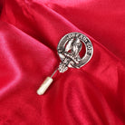 Munro Clan Badge, Kilt Pin, Lapel Pin, Cufflinks, Keyring/Key Fob & Gift Set — Fine Pewter by Art Pewter — Made in Scotland (Shiny Finish) - Heritage Of Scotland - Lapel Pin