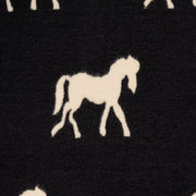 New Horse Super Soft Stole Black/White - Heritage Of Scotland - BLACK/WHITE