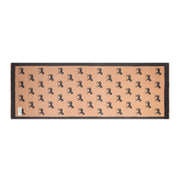 New Horse Super Soft Stole Dk Beige/Dk Grey - Heritage Of Scotland - DK BEIGE/DK GREY