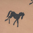 New Horse Super Soft Stole Dk Beige/Dk Grey - Heritage Of Scotland - DK BEIGE/DK GREY