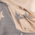 New Star Super Soft Stole Scarf – Cream & Light Grey - Heritage Of Scotland -