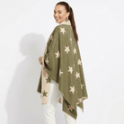 New Star Super Soft Stole Scarf – Olive and Beige - Heritage Of Scotland -