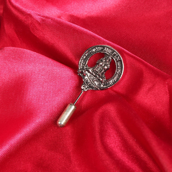 Ogilvie Clan Badge, Kilt Pin, Lapel Pin, Cufflinks, Keyring/Key Fob & Gift Set — Fine Pewter by Art Pewter — Made in Scotland (Shiny Finish) - Heritage Of Scotland - Lapel Pin