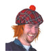 Original See You Jimmy Hat – Iconic Scottish Novelty Hat with Ginger Hair - Heritage Of Scotland - Red Tartan