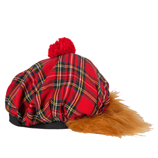 Original See You Jimmy Hat – Iconic Scottish Novelty Hat with Ginger Hair - Heritage Of Scotland - Red Tartan