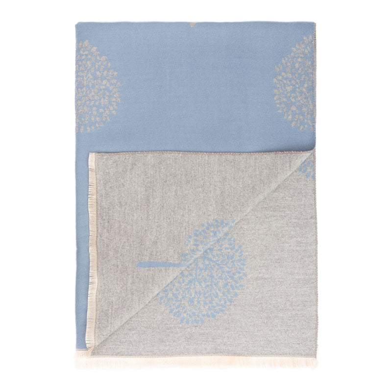 Original Tree Super Soft Stole Blue/Grey - Heritage Of Scotland - BLUE/GREY