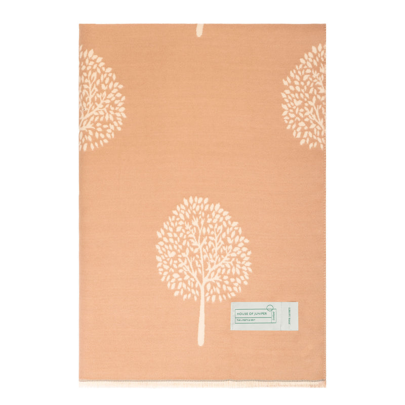 Original Tree Super Soft Stole Lt Beige/Beige - Heritage Of Scotland - LT BEIGE/BEIGE