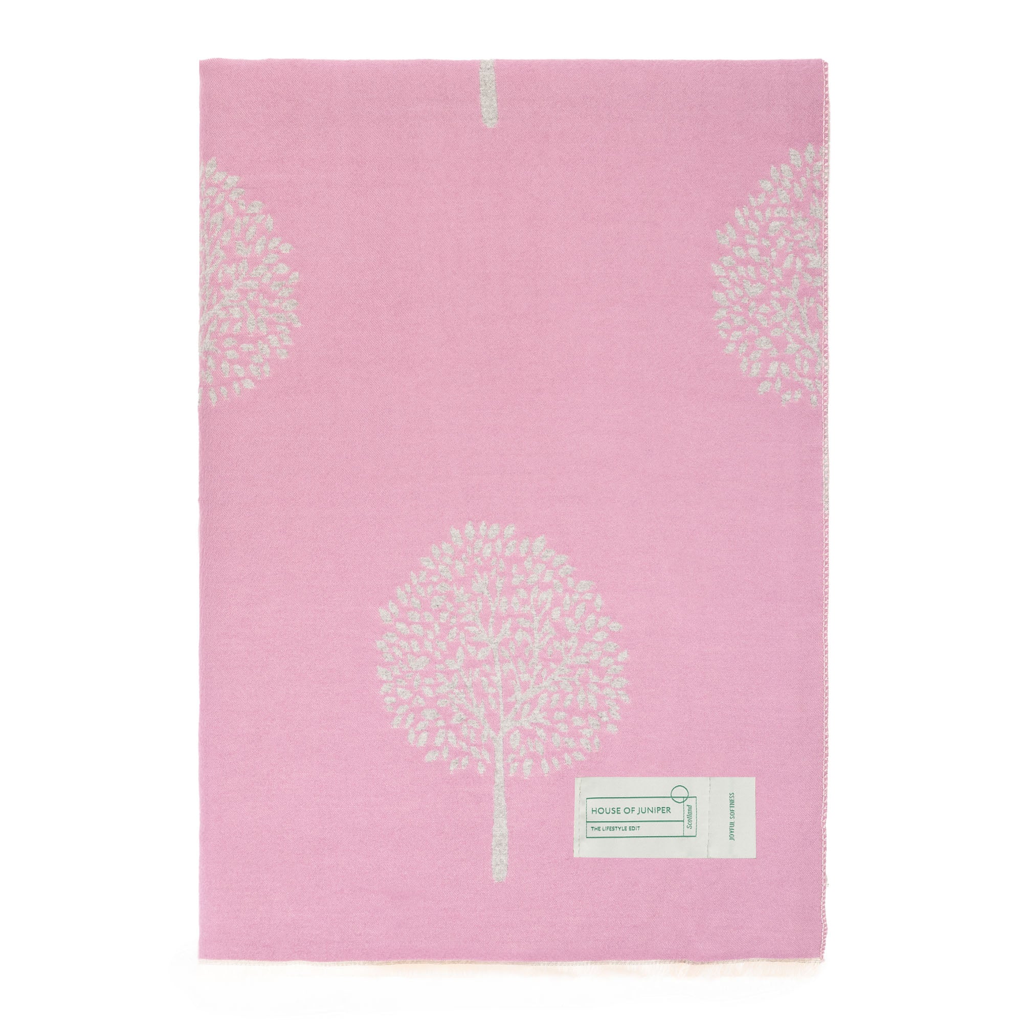 Original Tree Super Soft Stole Purple/Grey - Heritage Of Scotland - PURPLE/GREY