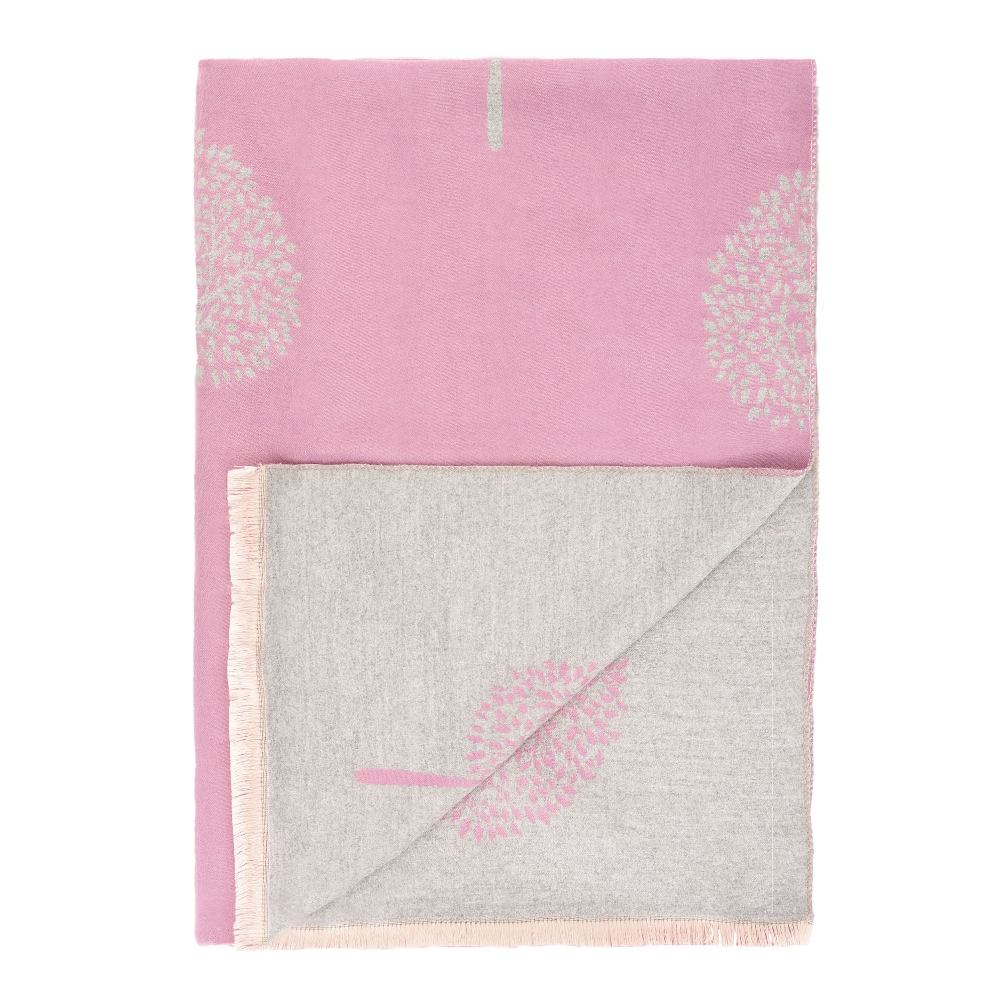 Original Tree Super Soft Stole Purple/Grey - Heritage Of Scotland - PURPLE/GREY