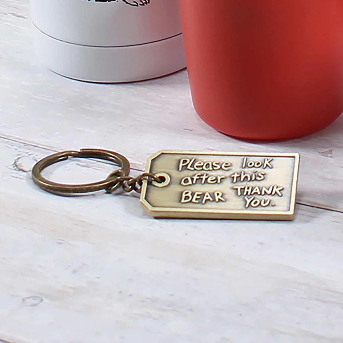 Paddington Bear Gold Luggage Tag Keyring – Boxed - Heritage Of Scotland -