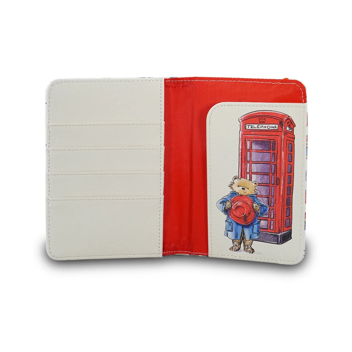 Paddington Bear London Faux Leather Passport Holder & Travel Wallet - Heritage Of Scotland -