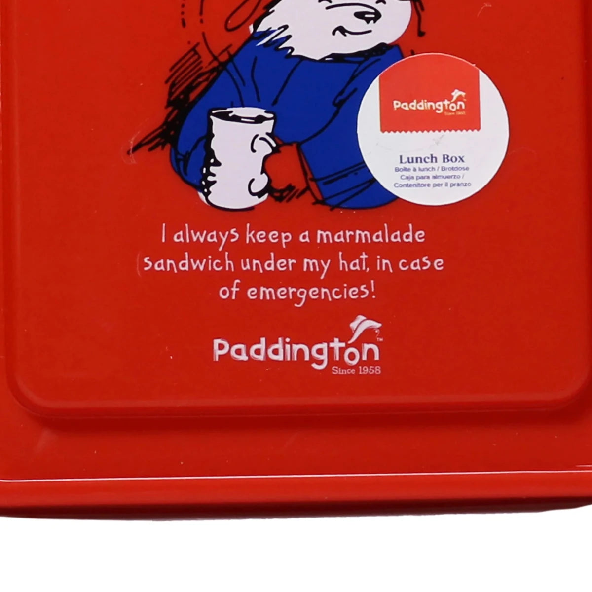 Paddington Bear Marmalade Sandwich Lunch Box – BPA-Free - Heritage Of Scotland -