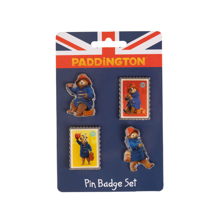 Paddington Bear Movie Pin Badge Set Of 4 - Heritage Of Scotland - N/A