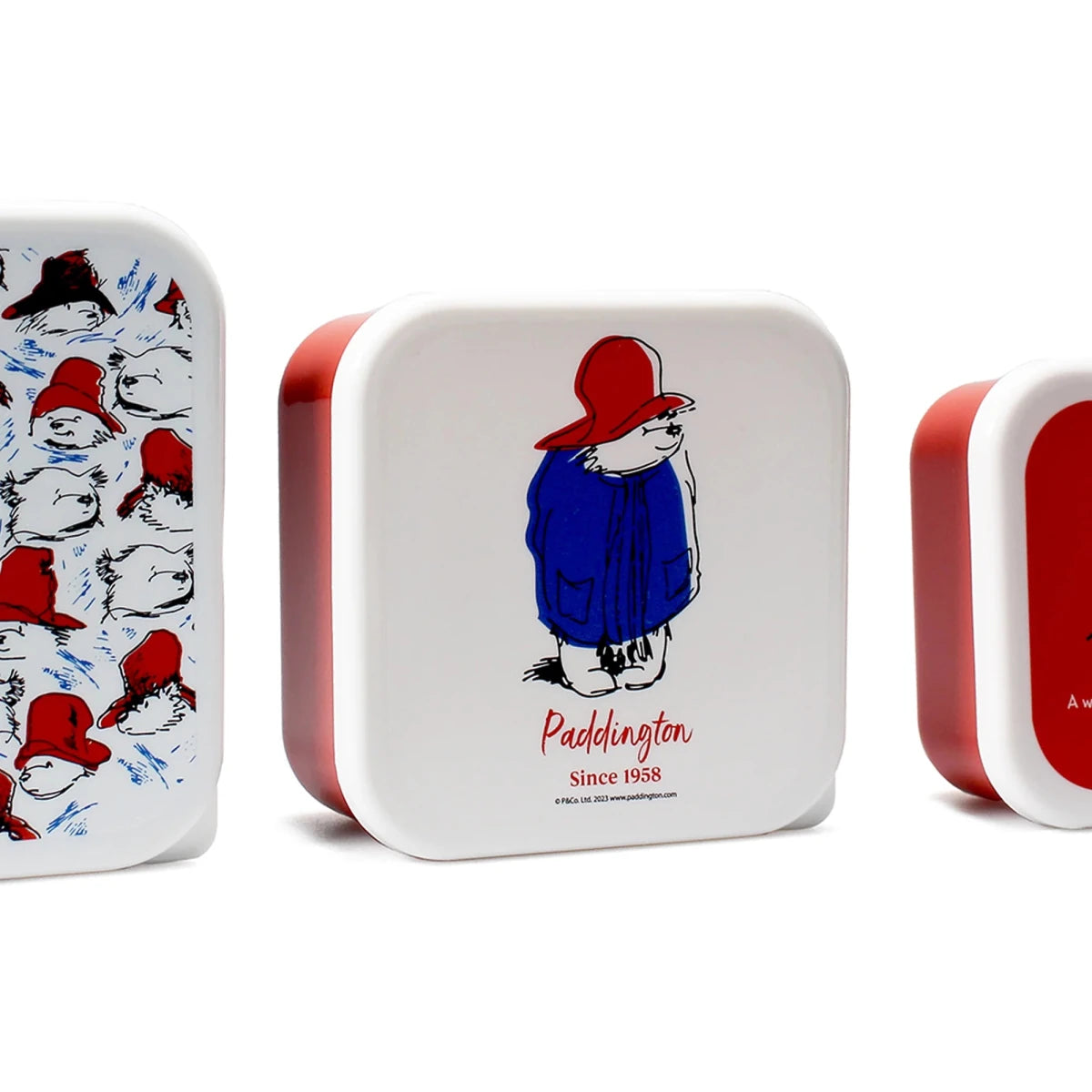 Paddington Bear Nesting Snack Boxes – Set of 3 - Heritage Of Scotland -