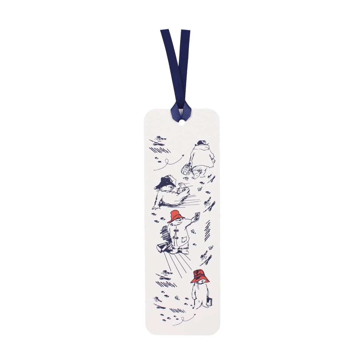 Paddington Bear Storybook Sketch Paper Bookmark with Ribbon - Heritage Of Scotland -