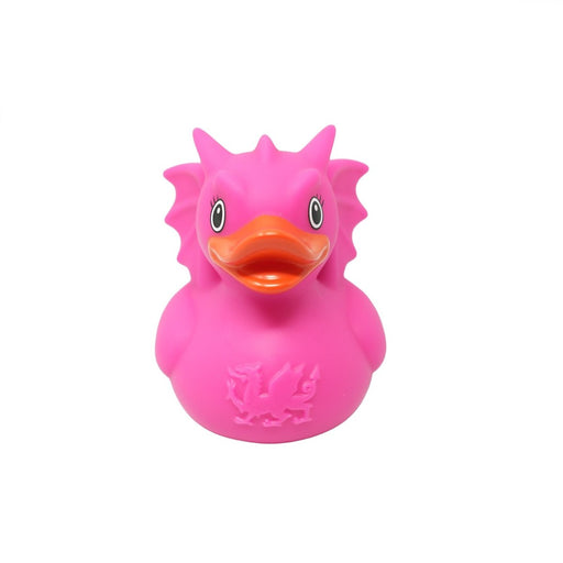 Pink Welsh Dragon Rubber Duck – Fun Novelty Bath Toy & Welsh Souvenir - Heritage Of Scotland - 