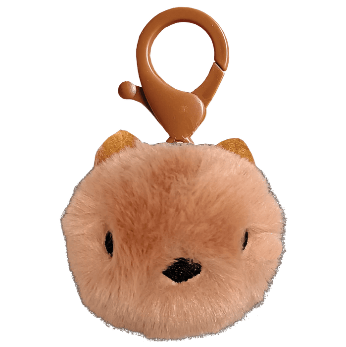 Plush Bag Charm Keyrings – Nessie, Coo or Hairy Haggis (Brown or Cream) - Heritage Of Scotland - Hairy Haggis - Brown