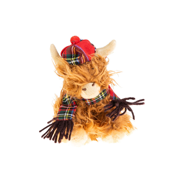 Plush Toy - Tartan Cow 15Cm - Heritage Of Scotland - NA