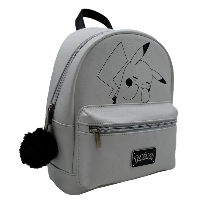 Pokemon Pikachu Backpack White 28Cm - Heritage Of Scotland - NA