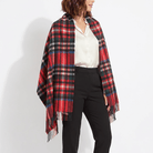 Premium 100% Cashmere Tartan Stole – Exploded Stewart Royal | Edinburgh Cashmere - Heritage Of Scotland -