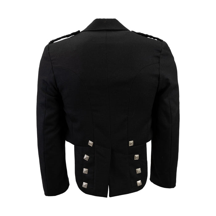 Prince Charlie Jacket - Heritage Of Scotland - BLACK