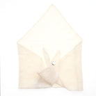 Pure Brushed Luxury Cashmere Triangle Head Scarf - WHITE - Heritage Of Scotland -